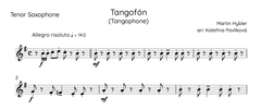 Tangophone for SATB Saxophone Quartet - Martin Hybler
