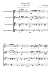 Tangophone for SATB Saxophone Quartet - Martin Hybler