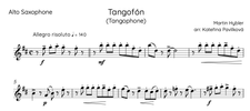 Tangophone for SATB Saxophone Quartet - Martin Hybler