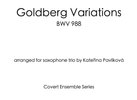 ARIA and Variations 1-10 - Goldberg Variations