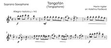 Tangophone for SATB Saxophone Quartet - Martin Hybler