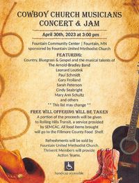 Cowboy Church Musicians Concert & Jam