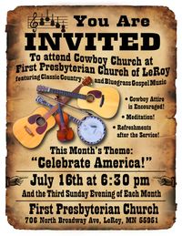 Cowboy Church - Le Roy, MN