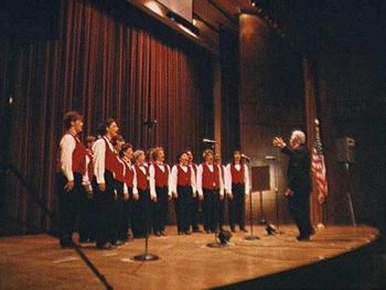 Director Chuck Petersen joined us on the stage for One Nation Under God.
