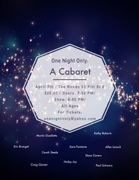 One NIght Only: A Cabaret