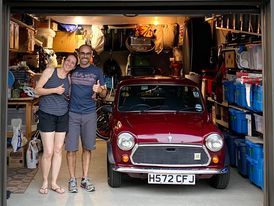 Fred and the amazing lady that said yes to him and the Mini.
