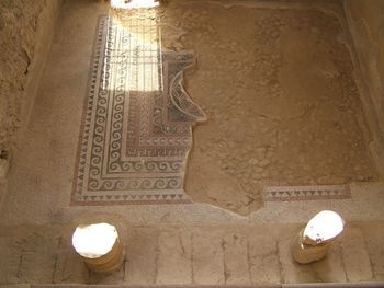 The floor of the bath area that Herod had constructed.
