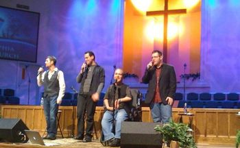 Singing at Philadelphia Baptist Church in Deville, LA
