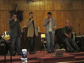 Singing at Pierces Chapel Assembly of God
