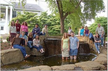 This is Miss Tracey's class photo from 2007. I am in the tree. Just kidding.
