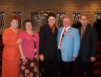 Our pastor friends, the Pennells happened to be down from Maine and we were so honored to have them there with us.
