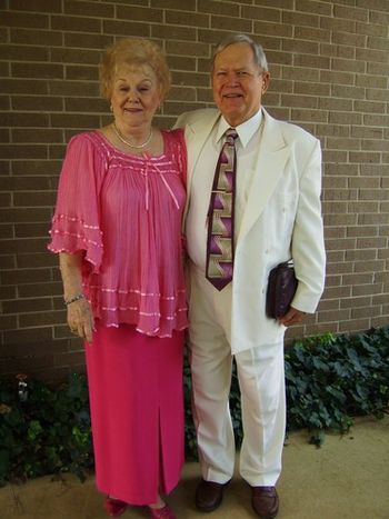 Some friends from church, Fred and Nelda Huffman.
