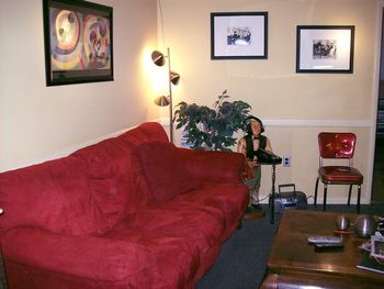 The lounge at OmniSound Studios on Music Row in Nashville, TN.
