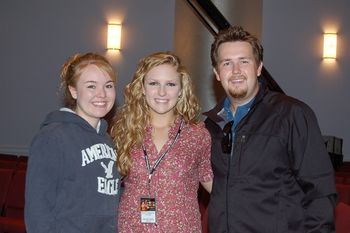 Annie Morgan with sister and brother, Hannah and Parker Webb.
