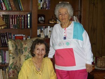 Two of my great-aunts, Aunt Charlene and Aunt Merle.
