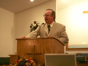 Pastor Rogers preached a mighty, fine sermon.
