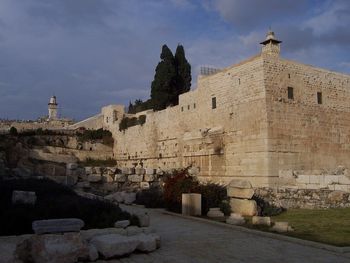 The southwest corner of the Temple Mount.
