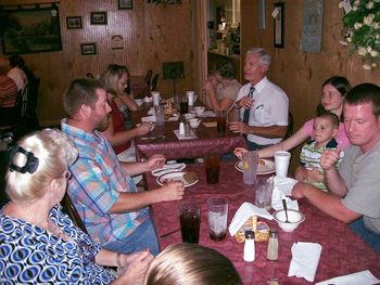 We went to eat with Bill Hudson and his family at a wonderful Amish buffet!
