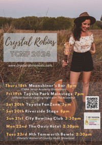 Crystal Robins on Toyota Fanzone Stage | Tamworth Country Music Festival