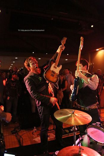 Adam Mackintosh & Barrett Tasky at Door County Fire Company - photo by Ty Helbach
