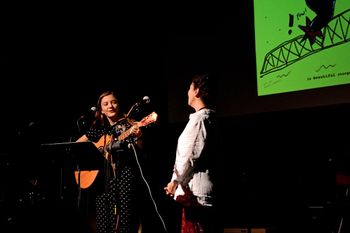 Josie and Claire Morkin at TAP - photo by Mike Riley
