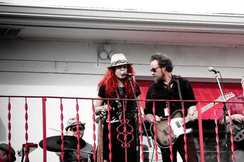 Ruby James & the Dirty Pretty Boys (with Pat Bohan, Rob Gay, Adam Mackintosh, and Craig McClelland) - photo by Adam Roskom
