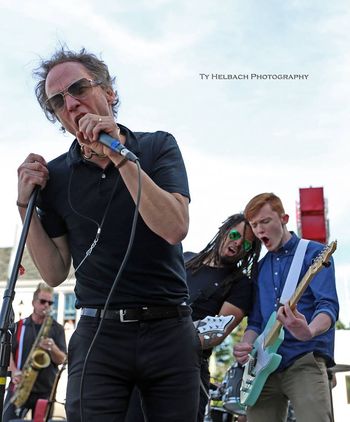 James Hall with Stephen Cooper, Eric McFadden, Liam Hall - photo by Ty Helbach
