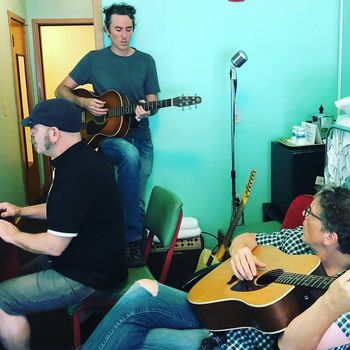 Charles Boheme, Vincent Gates, Jimm McIver (Who's the Lucky One, written/performed with Ruby James) - photo by Ruby James
