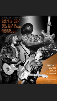 Austin Thomason Trio, The Chase Walker Band, Darnell Cole and the Vibe