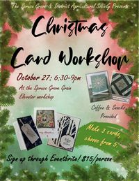 Christmas Card Workshop