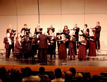 Myron Heaton Chorale at March 2010 concert
