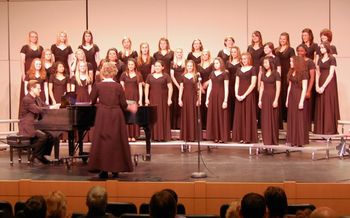 FLHS women's choir in concert with MHC, March 2010
