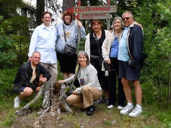 Jeffrey, Terry, Rosanna, Vera, Ken, Wes, & Ruth at Lillehammer in Norway. July, 2010
