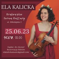 Ela Kalicka - Koncert w Krakowie ❤️