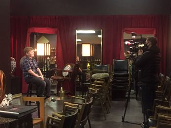 Interviewing with Kevin Charach for Chek TV
