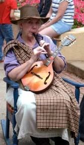 Auntie Jay, our sweet, gentle Celtic flute player with a Western flair!
