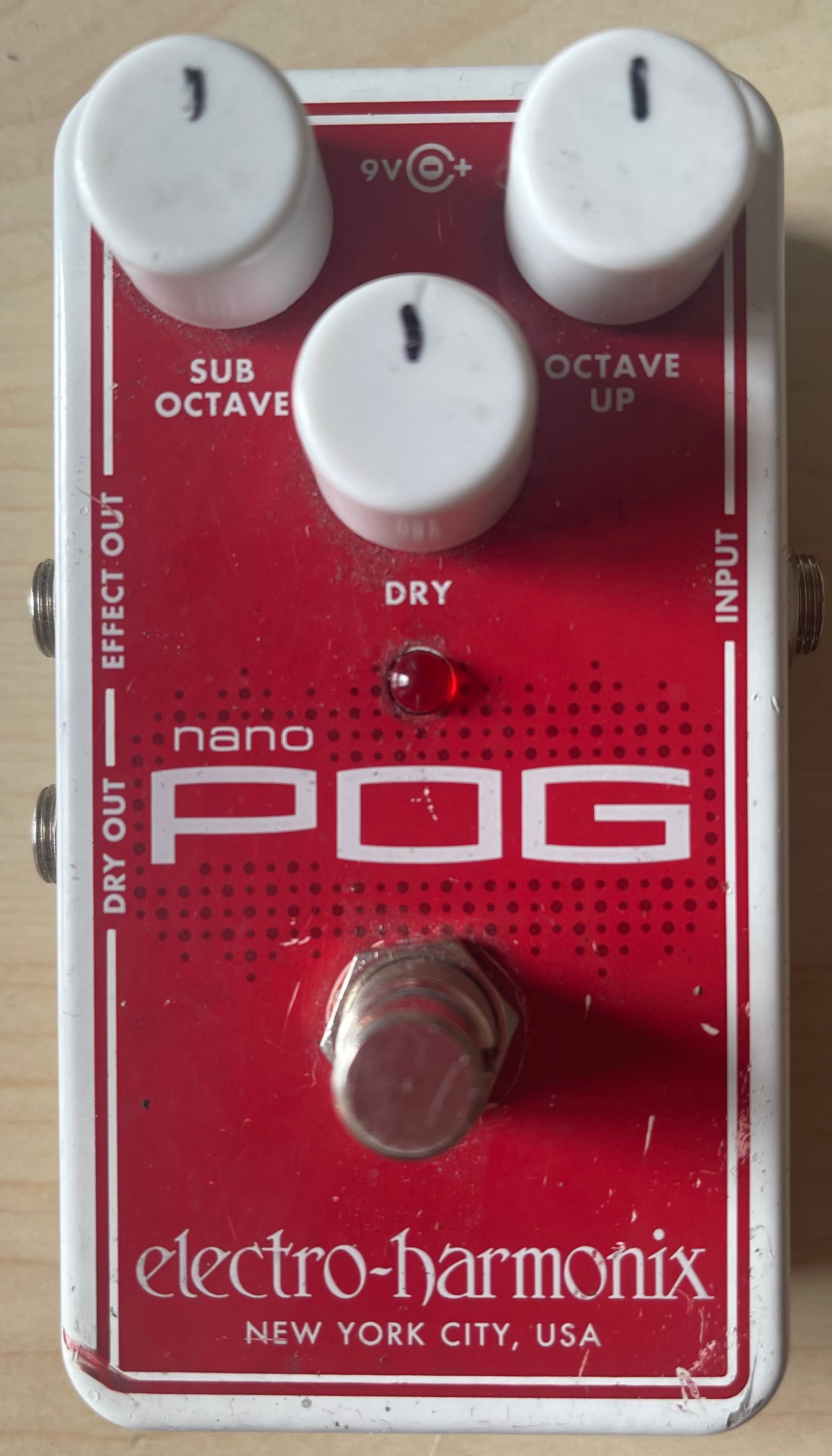 Stage Used Electro-Harmonix Nano Pog - Scant Regard