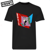 Black Pop Art Driller Frenzy Shirt with Backprint