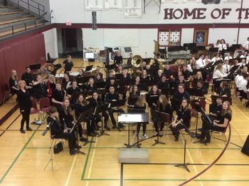The former NWSS Band performs
