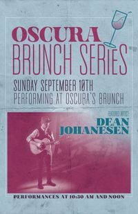 Oscura Brunch Series - 2 sets starting at 10:30am and then at 12pm