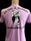 Womans V-Neck T-Shirt - Pink