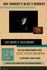 DOC SHAKERS BLUES REMEDY @ COTEE RIVER BREWING 