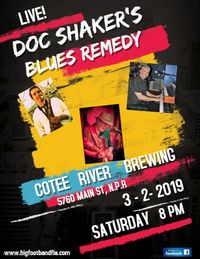 DOC SHAKER'S BLUES REMEDY TRIO @ COTEE RIVER BREWING