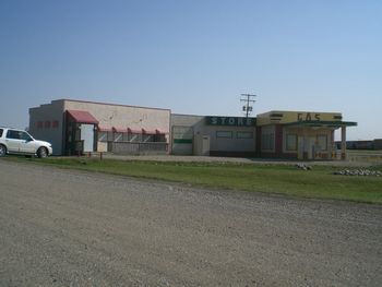 The preserved site of The Ruby and Corner Gas
