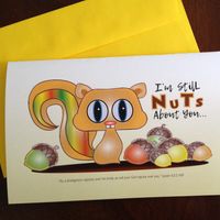 Squirrel "Anniversary" Card