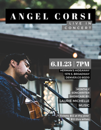 Laurie Michelle Songwriter Showcase presents...Angel Corsi at Herman's Hideway