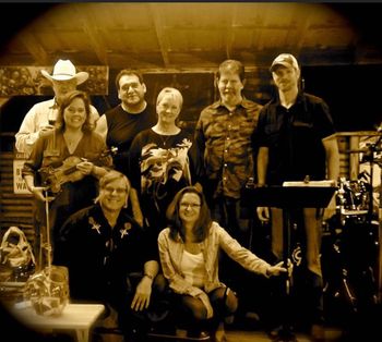 Bobby Enloe and Texas Hold 'em band @ Rancher's Daughter in Montgomery TX - with Bobby, Jeanette, Janis, Linney Jo, Randy, and John
