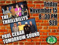The Thrillbillys and Paul Cebar Tomorrow Sound $20