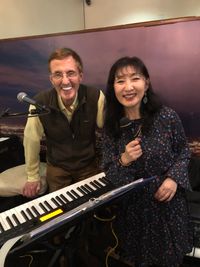 Akiko Aoki (Vo) and Steve Heck(Vo&Keys) duo Performance