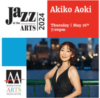 Vocalist Akiko Aoki performs at  Marblehead Jazz At The Arts  2024